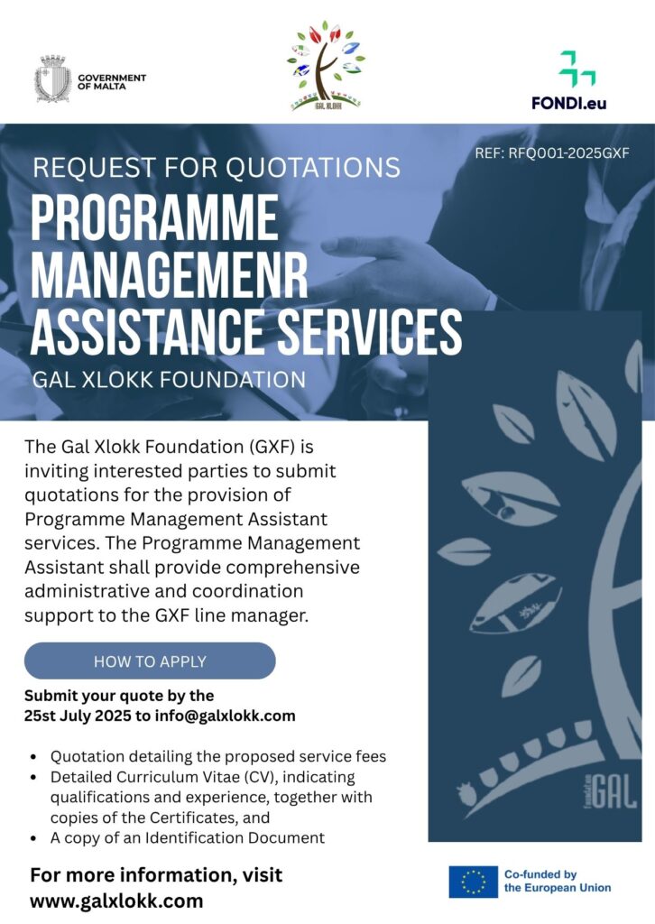 Quotation - Programme Manager Assistant Services